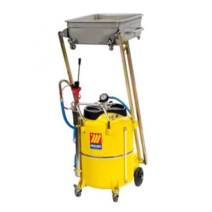 MECLUBE 041-1456-000 - Aspirateur d'huile pneumatique à pantographe 120 l pour CAMIONS