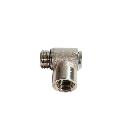 MECLUBE 079-1770-003 - Joint tournant 90° Tube à AIR - EAU 20 bar F 3/8"G