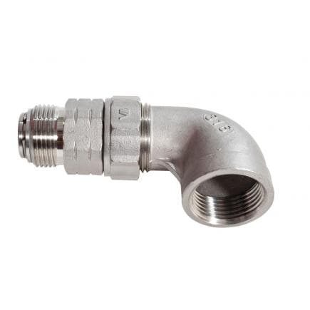 MECLUBE 079-1771-006 - Joint tournant 90° EAU 100 bar F 1"G