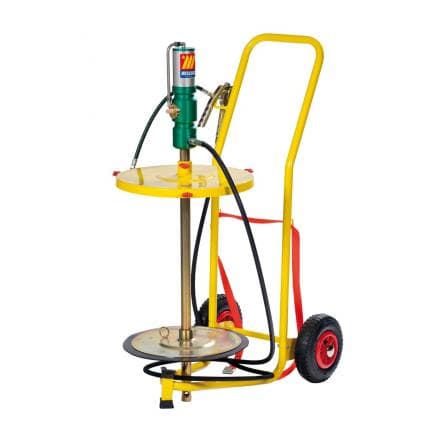 MECLUBE 013-1116-000 - Graisse sur chariot pour fûts de 50-60 kg AVEC TUBE R2 1/4" MF longueur 3m