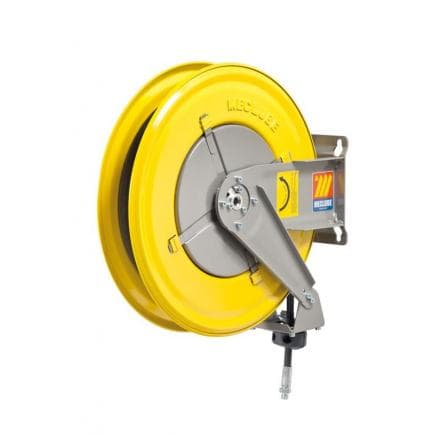 MECLUBE 070-1302-418 - Dévidoir ajustable POUR AIR - EAU 20 bar Mod. F 460 AVEC TUBE R6 18 m ø 1/2