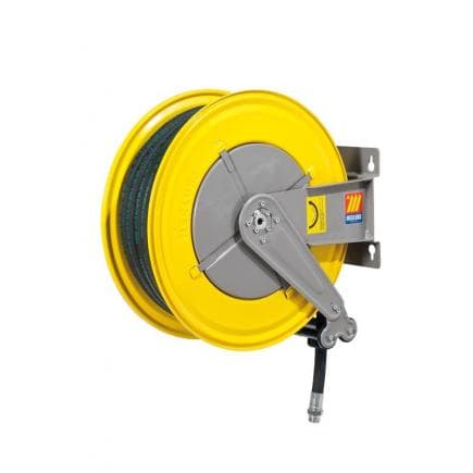 MECLUBE 070-1502-520 - Dévidoir ajustable POUR AIR - EAU 20 bar Mod. F 555 AVEC TUBE Entrée - Sortie F3 / 4"G M3 / 4"G