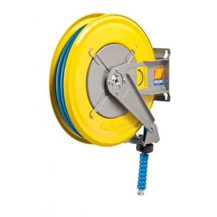 MECLUBE 070-1304-220 - Dévidoir fixe POUR EAU 150 °C 200 bar Mod. F 460 AVEC TUBE 20 m