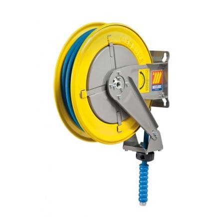 MECLUBE 070-1205-310 - Dévidoir fixe POUR EAU 150 °C 400 bar Mod. F 400 AVEC TUBE 10 m ø 3/8