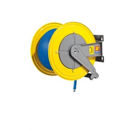 MECLUBE 070-1605-340 - Dévidoir fixe POUR EAU 150 °C 400 bar Mod. F 560 AVEC TUBE 40 m ø 3/8