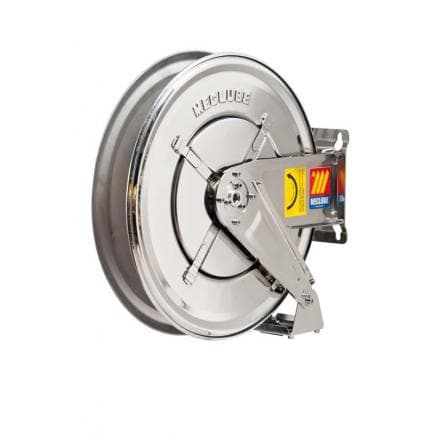 MECLUBE 070-2305-400 - Dévidoir fixe INOX AISI 304 POUR EAU 150 ° C 200/400 bar Mod. FX 460 SANS TUBE Entrée - Sortie M1/2"G M1/2"G