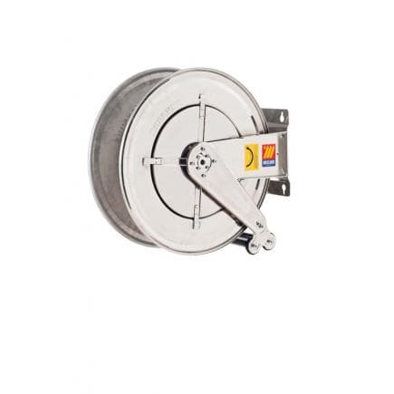 MECLUBE 070-2505-400 - Dévidoir fixe INOX AISI 304 POUR EAU 150 ° C 200/400 bar Mod. FX 555 SANS TUBE Entrée - Sortie M1/2"G M1/2"G