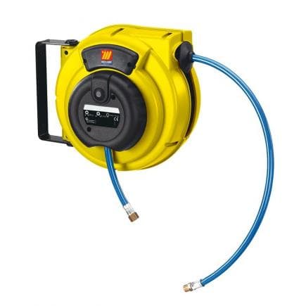 MECLUBE 075-3401-209 - Dévidoir ajustable caréné en plastique POUR AIR - EAU 10 bar Mod. CS 275 9 + 1 m ø 8x12