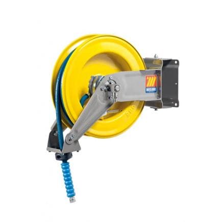 MECLUBE 071-1205-310 - Dévidoir ajustable POUR EAU 150 °C 400 bar Mod. S 400 AVEC TUBE 10 m ø 3/8