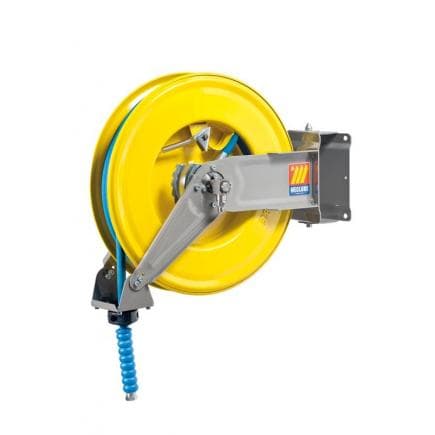 MECLUBE 071-1305-318 - Dévidoir ajustable POUR EAU 150 °C 400 bar Mod. S 460 AVEC TUBE 18 m ø 3/8