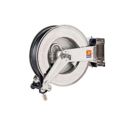 MECLUBE 071-2508-615 - Dévidoir ajustable INOX AISI 304 POUR EAU 150 ° C 200/400 bar Mod. SX 555 AVEC TUBE Entrée - Sortie F F1"G M1"G