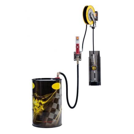 MECLUBE 022-1302-000 - Huile murale pour fûts 180 - 220 l avec enrouleur orientable