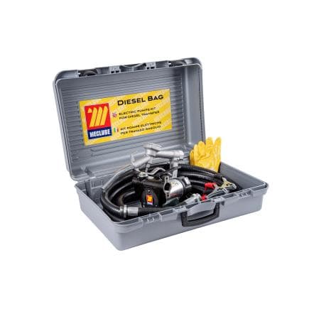 MECLUBE 090-5022-B45 - Kit de pompe électrique pour DIESEL BAG diesel 45 l/min 24V avec arme manuelle