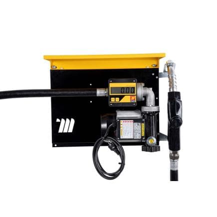 MECLUBE 090-5248-10X - Distributeur mural pour transfert diesel WALL MEC 100 l/min 115V avec arme automatique et débitmètre numérique