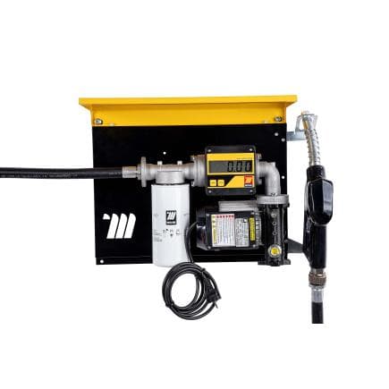 MECLUBE 090-5349-060 - Distributeur mural pour transfert diesel WALL MEC 60 l/min 230V/50Hz avec buse automatique, débitmètre numérique, filtre et...
