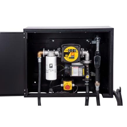 MECLUBE 090-5051-060 - MECLUBE BOX 60 l/min armoire de transfert diesel 230V avec arme automatique, débitmètre et filtre