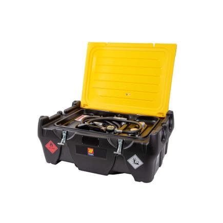 MECLUBE 090-6226-024 - Réservoir de transport diesel RÉSERVOIR DIESEL PICK-UP 220 l - 45 l/min 24V avec débitmètre numérique et mitrailleuse...