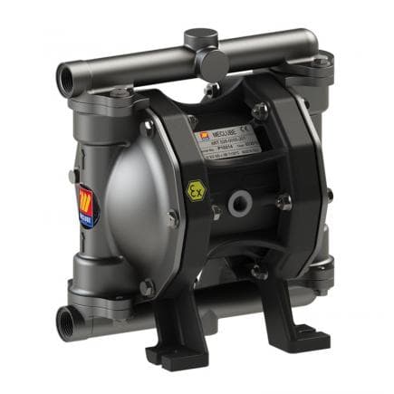 MECLUBE 028-S055-AB4 - Pompe pneumatique à double membrane Mod. SS55 en ACIER INOX AISI 316 Joints EPDM