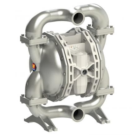 MECLUBE 028-F700-EF1 - Pompe pneumatique à double membrane Mod. ALIMENTAIRE SS700 en ACIER INOX SS AISI 316 Billes en SS AISI 316