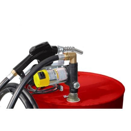 MECLUBE 090-5035-000 - Kit pompa elettrica per travaso da fusti 12V 45 l/min Barrel Kit Pistola automatica “PA60"