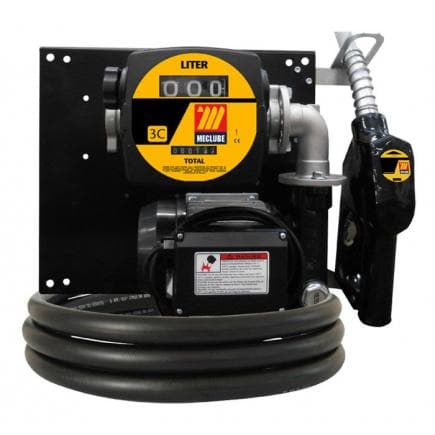 MECLUBE 090-5045-100 - Distributeurs muraux pour transfert de gazole " Compact " 100 l/min 230V pistolet automatique avec Débitmètres