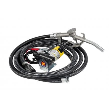 MECLUBE 090-5025-045 - Kit pompe électrique pour transfert gazole " Jeu batterie " 45 l / min 12V buse manuelle