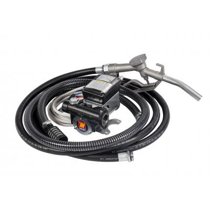 MECLUBE 090-5025-060 - Kit pompe électrique pour transfert gazole " Jeu batterie " 60 l / min 12V buse manuelle