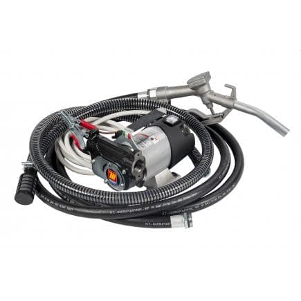MECLUBE 090-5026-085 - Kit pompe électrique pour transfert gazole " Jeu batterie " 85 l / min 24V buse manuelle