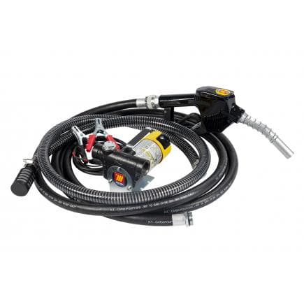 MECLUBE 090-5027-045 - Kit pompe électrique pour transfert gazole " Jeu batterie " 45 l / min 12V buse automatique