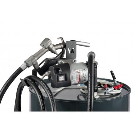 MECLUBE 090-5032-085 - Kit pompe électrique pour transfert gazole "Barrel Jeu" 85 l/min 24V pistolet manuel