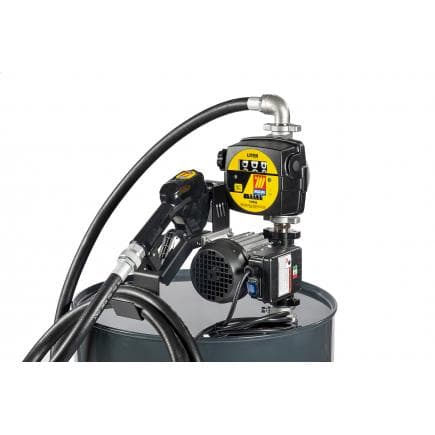 MECLUBE 090-5040-070 - Kit pompe électrique pour transfert de gazole " Barrel Jeu " 70 l / min 230V buse automatique avec Débitmètres