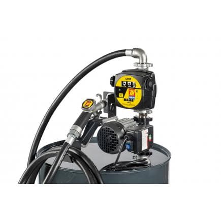 MECLUBE 090-5040-M70 - Kit pompe électrique pour transfert gazole "Barrel Jeu" 70 l/min 230V pistolet manuel avec Débitmètres