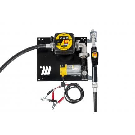 MECLUBE 090-5045-Y45 - Distributeurs muraux pour transfert de gazole " Compact " 45 l/min 12V pistolet automatique avec Débitmètres