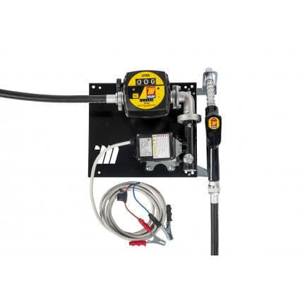 MECLUBE 090-5045-Z60 - Distributeur mural pour transfert diesel COMPACT 60 l/min 24V avec pistolet automatique et débitmètre