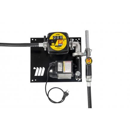 MECLUBE 090-5046-060 - Distributeurs muraux pour transfert de gazole " Compact " 60 l/min 230V pistolet manuel avec Débitmètres