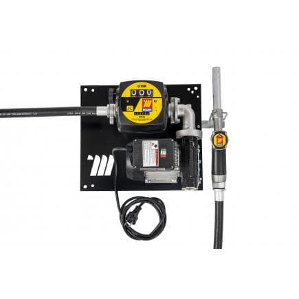 MECLUBE 090-5046-070 - Distributeurs muraux pour transfert de gazole " Compact " 70 l/min 230V pistolet manuel avec Débitmètres