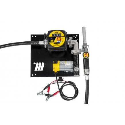 MECLUBE 090-5046-Y45 - Distributeurs muraux pour transfert de gazole " Compact " 45 l/min 12V pistolet manuel avec Débitmètres