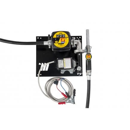 MECLUBE 090-5046-Y60 - Distributeurs muraux pour transfert de gazole " Compact " 60 l/min 12V pistolet manuel avec Débitmètres