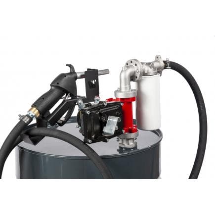 MECLUBE 090-5602-050 - Kit pompe électrique pour transfert d'essence "Benz Jeu" 50 l / min 230V buse manuelle avec filre