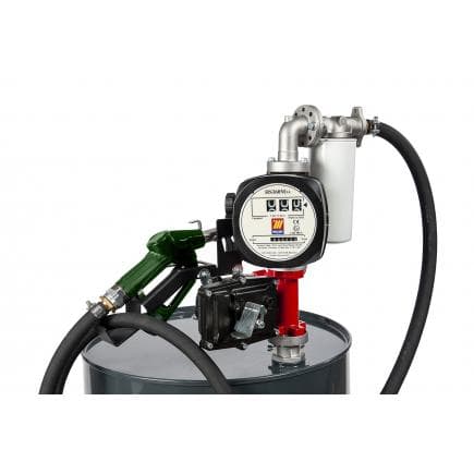 MECLUBE 090-5605-Y50 - Kit pompes électriques pour transfert d'essence "Jeu Benz" 50 l / min 12 V buse automatique avec Débitmètres et filtre