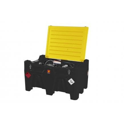 MECLUBE 090-6331-012 - Réservoir de transport diesel CHAR DIESEL 330 l - 45 l/min 12V avec débitmètre numérique et canon automatique