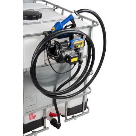 MECLUBE 097-5611-115 - Kit ibc avec pompe électrique pour AdBlue® 115V 40 l/min avec buse automatique, adaptateur S60x6 et Débitmètres