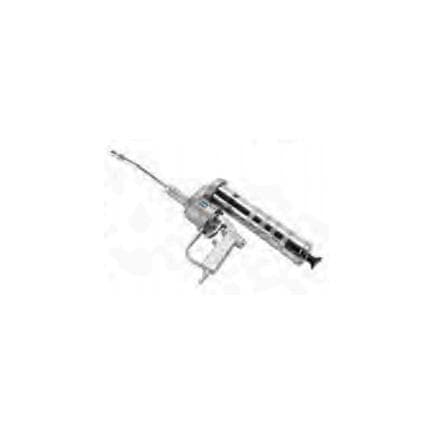 MECLUBE 1042 - Air-operated grease gun 500 cm³ with rigid pipe and fitting