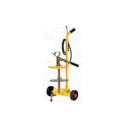 MECLUBE 1145C - Manual wheeled grease pump for 12-20 kg drums outlet grease pressure 350-400 bar