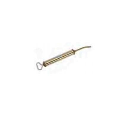 MECLUBE 3502 - Oil syringe, brass body, rigid hose, 250 cc
