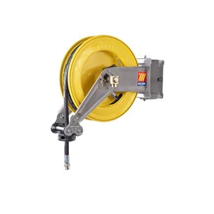 MECLUBE 071-1202-315 - Enrouleur de tuyau peint réglable s-400 pour air-eau ø3/8" 15m