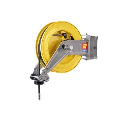 MECLUBE 071-1207-410 - Enrouleur de tuyau peint réglable s-400 pour graisse ø1/2" 10m