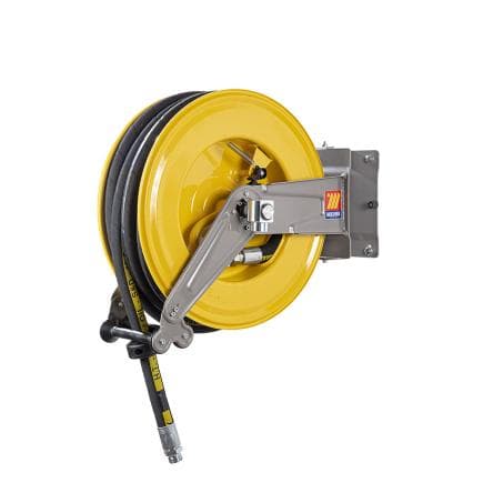 MECLUBE 071-1518-520 - Enrouleur de tuyau peint réglable s-555 pour essence ø3/4" -19x27 20m