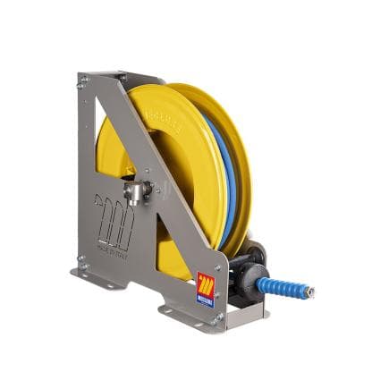 MECLUBE 073-1305-415 - Enrouleur de tuyau peint hd-460 pour eau 150°c ø1/2" 15m