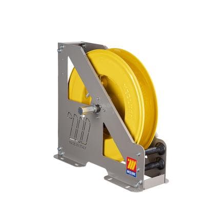 MECLUBE 073-1307-200 - HD-460 Enrouleur de tuyau peint pour usage intensif pour graisse 1/4" (sans tuyau)